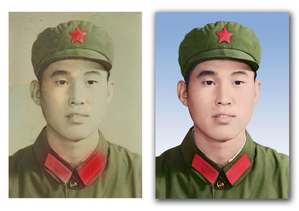 石排镇破损照片修复-18